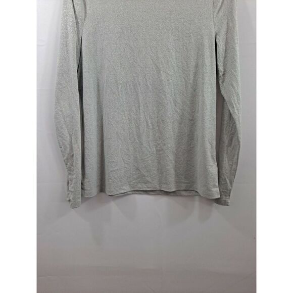 Talbots Ladies Pullover Top NWOT.   Silver, Size Medium. - Picture 3 of 7
